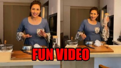 Khatron Ke Khiladi 11 contestant Divyanka Tripathi creates fun video with kitchen tools, fans can’t stop praising