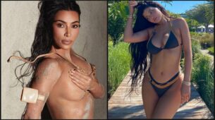 Kim Kardashian and Kylie Jenner are here to burn the oomph quotient with their unlimited hotness, see private pics