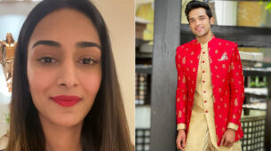 Kuch Rang Pyaar Ke Aise Bhi actress Erica Fernandes smiles and winks, Parth Samthaan says ‘Dulha ready hain’