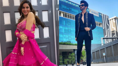 Kundali Bhagya: Shraddha Arya is ‘Param Sundari’ in pink Indo-Western avatar, Dheeraj Dhoopar is a hot stud in dark black outfit