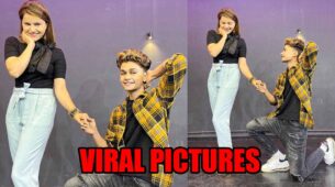 Lucky Dancer goes down on his knees for Rubina Dilaik, check viral pictures