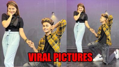 Lucky Dancer goes down on his knees for Rubina Dilaik, check viral pictures