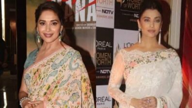 Madhuri Dixit Vs Aishwarya Rai: Which Diva Has The Best-Printed Saree Collection? FAN BATTLE