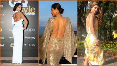 Make Backless Dresses your Autumn wardrobe staples like Nora Fatehi, Kareena Kapoor & Disha Patani