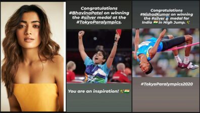 ‘Mission Majnu’ actress Rashmika Mandanna is all praises for Tokyo Paralympics winners Bhavina Patel and Nishad Kunar, see her special message