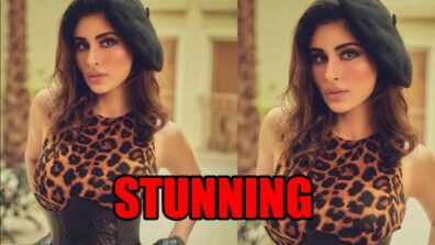 Mouni Roy looks stunning in latest leopard printed dress, netizens melt in awe