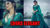 Mouni Roy looks elegant in emerald green lehenga, fans can’t stop drooling