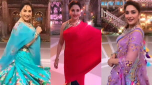 Mujh Ko Rang De: Madhuri Dixit does a romantic spin dance in floral embellished lehenga, fans go ‘dhak dhak’