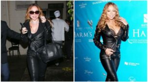 3 Ways To Style Faux Leather Outfits Of Mariah Carey, Which Would You Like To Pick It Up?