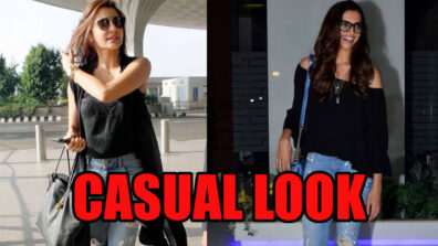 Nothing Like A Casual Black Top & Blue Ripped Jeans Of Anushka Sharma And Deepika Padukone To Look Fabulous!