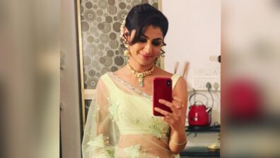 Oh So Hot: Sriti Jha stuns in lime green transparent saree, Mouni Roy and Shraddha Arya are lovestruck