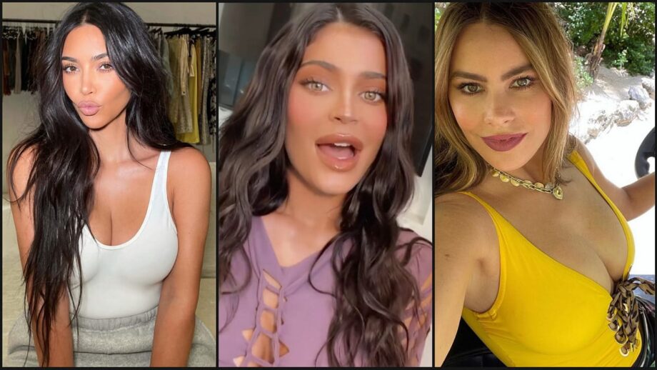 Oh So Sensuous: Kim Kardashian, Kylie Jenner & Sofia Vergara's hottest low-neck top avatars that made us sweat 441680