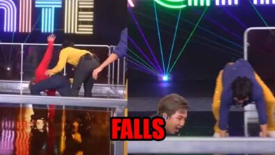 OMG: BTS V falls to the ground while skating; RM decided to crawl with him