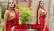 Param Sundari: Bhojpuri sensation Monalisa’s hottest look in red saree will make you feel the heat