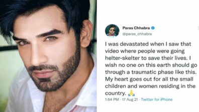 Paras Chhabra extends his heartfelt condolences for the people in Afghanistan, says ‘I was devastated’