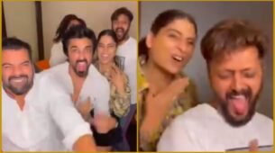 Party All Night: Shabbir Ahluwalia, Kanchi Kaul, Riteish Deshmukh, Genelia D’Souza and gang chill all night, see viral footage