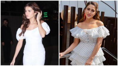 Sara Ali Khan VS Tara Sutaria: Which Diva’s White Off Shoulder Dress Would You Pick?