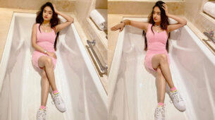 Private Bathtub Photos: Anushka Sen’s ‘bubble bath mood’ pictures go viral, check out