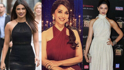 Priyanka Chopra, Madhuri Dixit, Deepika Padukone & halter neck outfits, visual delight for real