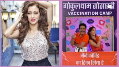 Gokuldham Vaccine Mahotsav: Taarak Mehta and Anjali bhabhi aka Shailesh Lodha and Sunayana Fozdar share ‘vaccinated’ snap, fans love it