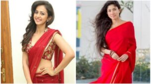 Rakul Preet Singh VS Sai Pallavi: Who Wore The Red Saree Better? FAN BATTLE