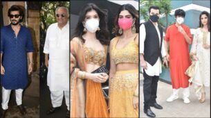 Rhea Kapoor-Karan Boolani Wedding: Arjun, Shanaya, Khushi, Boney and Sanjay Kapoor arrive at venue, see pics