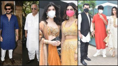 Rhea Kapoor-Karan Boolani Wedding: Arjun, Shanaya, Khushi, Boney and Sanjay Kapoor arrive at venue, see pics