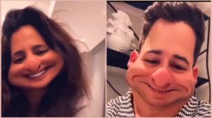 Romantic Moment Caught On Camera: Priyanka Chopra and Nick Jonas experiment with Snapchat filters, fans love it