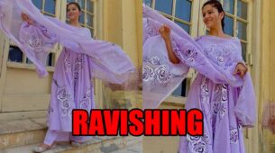 Rubina Dilaik looks ravishing in lavender ethnic style, fans love it