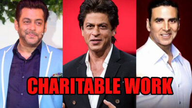 Salman Khan To Akshay Kumar: Actors Who Do The Most Charitable Work!