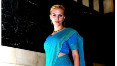 Scarlett Johansson Looks Aesthetically Beautiful In Her Desi Saree Look, Check Out Asap