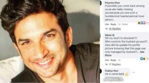 SHOCKING: Late actor Sushant Singh Rajput’s Facebook account witnesses mysterious update, fans shocked