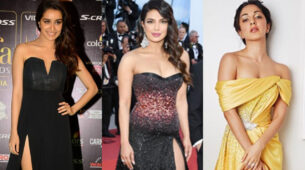 Shraddha Kapoor, Priyanka Chopra, Kiara Advani and ‘burning hot’ off-shoulder thigh high slit dresses, a quintessential visual delight