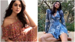 Slay The Floral Chic Dress Fashion Like Athiya Shetty And Rakul Preet Singh