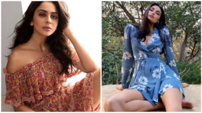 Slay The Floral Chic Dress Fashion Like Athiya Shetty And Rakul Preet Singh