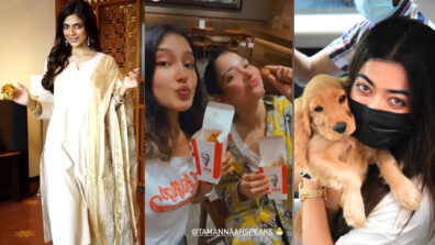 South Babes Chill Mode On: Malavika Mohanan does a hot ramp walk, Tamannaah Bhatia spotted enjoying KFC, Rashmika Mandanna gets playful with her adorable dog