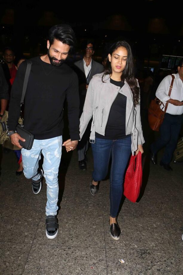 Spotted Alert! Shahid Kapoor Was Spotted With Love Of His Life, Wife Mira Rajput, At The Airport - 0