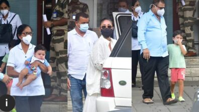 Spotted: Saif Ali Khan, Kareena Kapoor, Taimur Ali Khan and baby Jeh return to Mumbai after Maldives vacation, video goes viral