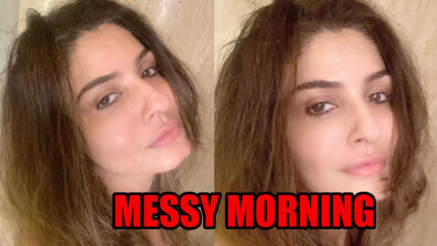 Take A Look At Actress Raveena Tandon’s Messy Morning!