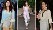 Take Cues From Janhvi Kapoor On How To Style Simple Kurtas Elegantly