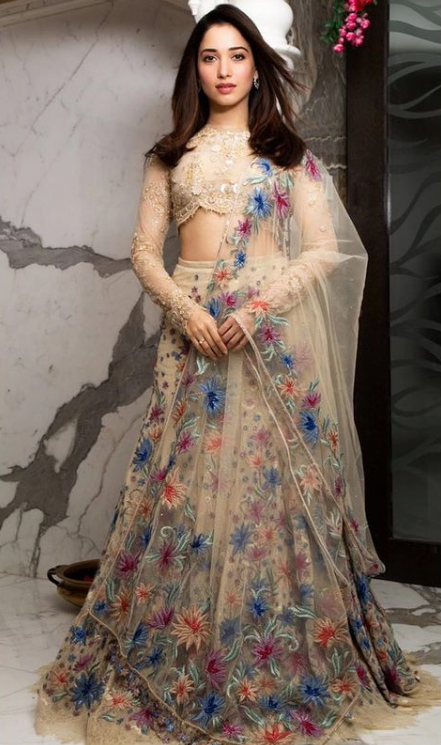 Tamannaah Bhatia Looks Elegantly Beautiful Like The Perfect Flower In Her Floral Attire, View Pics - 2