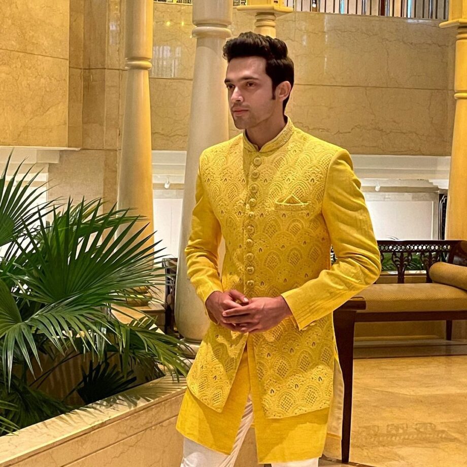 Classy! Parth Samthaan Poses In Shimmery Traditional Wear Like It’s No One Else’s Business - 4