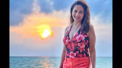 Timeless Beauty: When ‘Dhak Dhak’ girl Madhuri Dixit set internet on fire in low-neck top and shorts at the beach like a young teenager