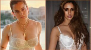 Ultimate Swag Queen: Kangana Ranaut Vs Disha Patani: Who wore the netted transparent bralette outfit better? (FAN BATTLE)
