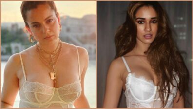 Ultimate Swag Queen: Kangana Ranaut Vs Disha Patani: Who wore the netted transparent bralette outfit better? (FAN BATTLE)