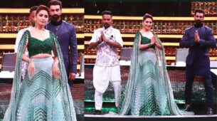 Unbelievable Swag: Madhuri Dixit does an unbelievably hot dance move with two hot men, fans feel ‘dhak dhak’ in their hearts