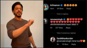 Viral Alert: Shah Rukh Khan recreates ‘Main Hoon Na’ magic in new reel, Kriti Sanon and Ranveer Singh can’t stop admiring