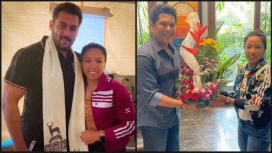 Viral Alert: Tokyo Olympics 2020 silver medal winner Mirabai Chanu has a special meeting with Salman Khan and Sachin Tendulkar