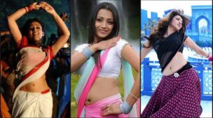 Viral Photos: Trisha Krishnan, Nayanthara and Kajal Aggarwal’s hottest midriff flaunting moments in embellished sarees that went viral