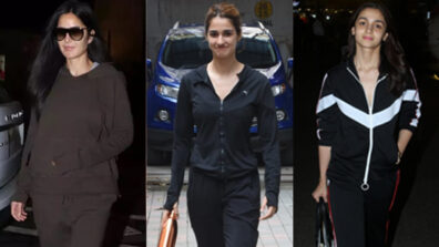 Want to go for an early morning jog? Get the tracksuit style right like Katrina Kaif, Disha Patani & Alia Bhatt